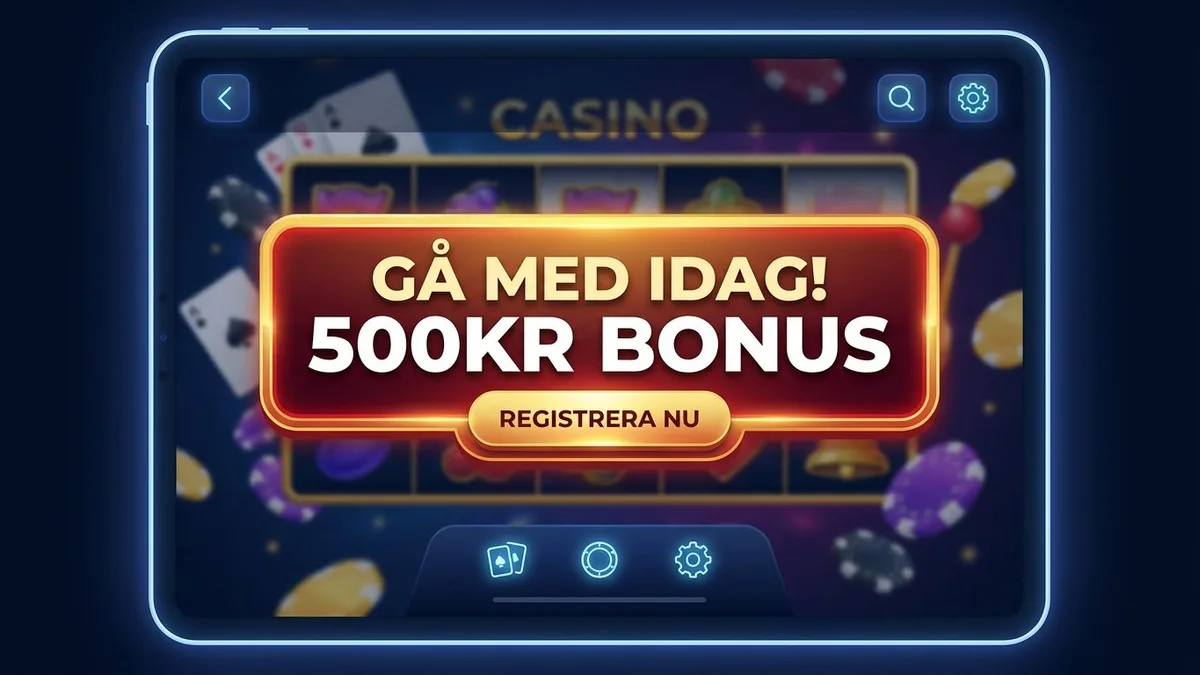 Registrera dig med bonus